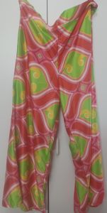 Adult Female Costumes to Hire - Bright Printed pants - SIZE 42